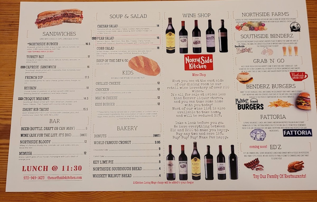 Northside Kitchen Menu - Image 3