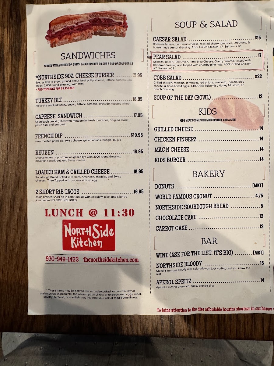 Northside Kitchen Menu - Image 6